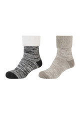 Damen Socken warm & cozy 2er Pack