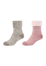 Damen Socken warm & cozy 2er Pack