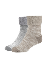 Damen Socken warm & cozy Mouline 2er Pack