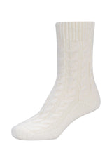 Socken mit Zopfmuster warm & cozy in Geschenkbox 2er Pack
