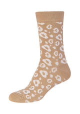 Damen Socken ca-soft 4er organic Leopard 4er Pack