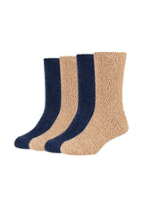 Socken mit Recycled Polyester Cosy 4er Pack