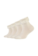 Kinder Rüschensocken ca-soft 4er Pack