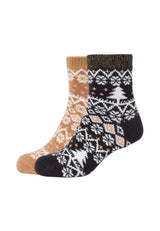 Damen Kurzsocken warm & cozy 2er Pack