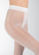 Feinstrumpfhose Dots mit recyceltem Polyester 40 DEN 1er Pack