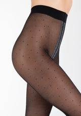 Feinstrumpfhose Dots mit recyceltem Polyester 40 DEN 1er Pack