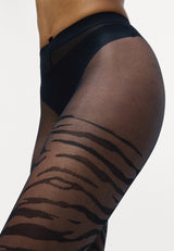 Damen Feinstrumpfhose animal print 20 DEN 2er Pack