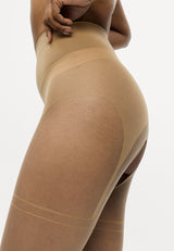 Damen Feinstrumpfhose fine seductive crotchless overknee 20 DEN 1er Pack