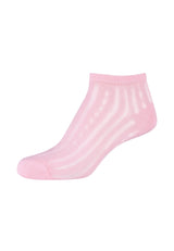 Damen Sneakersocken ca-soft ajour Bio-Baumwolle 4er Pack