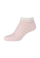 Damen Sneakersocken ca-soft striped Bio-Baumwolle 4er Pack