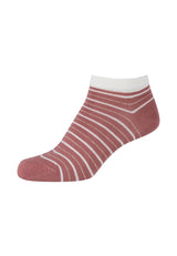Damen Sneakersocken ca-soft striped Bio-Baumwolle 4er Pack