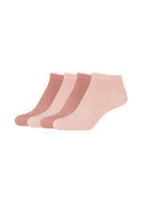 Damen Sneakersocken silky touch 4er Pack