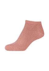 Damen Sneakersocken silky touch lurex 4er Pack