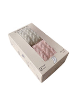 Socken mit Zopfmuster warm & cozy in Geschenkbox 2er Pack