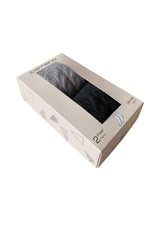 Socken mit Zopfmuster warm & cozy in Geschenkbox 2er Pack