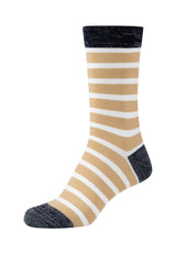 Damen Socken silky touch striped Lurex 4er Pack