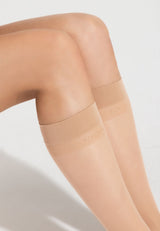 Damen Kniestrümpfe fine day to day 20 DEN 2er Pack