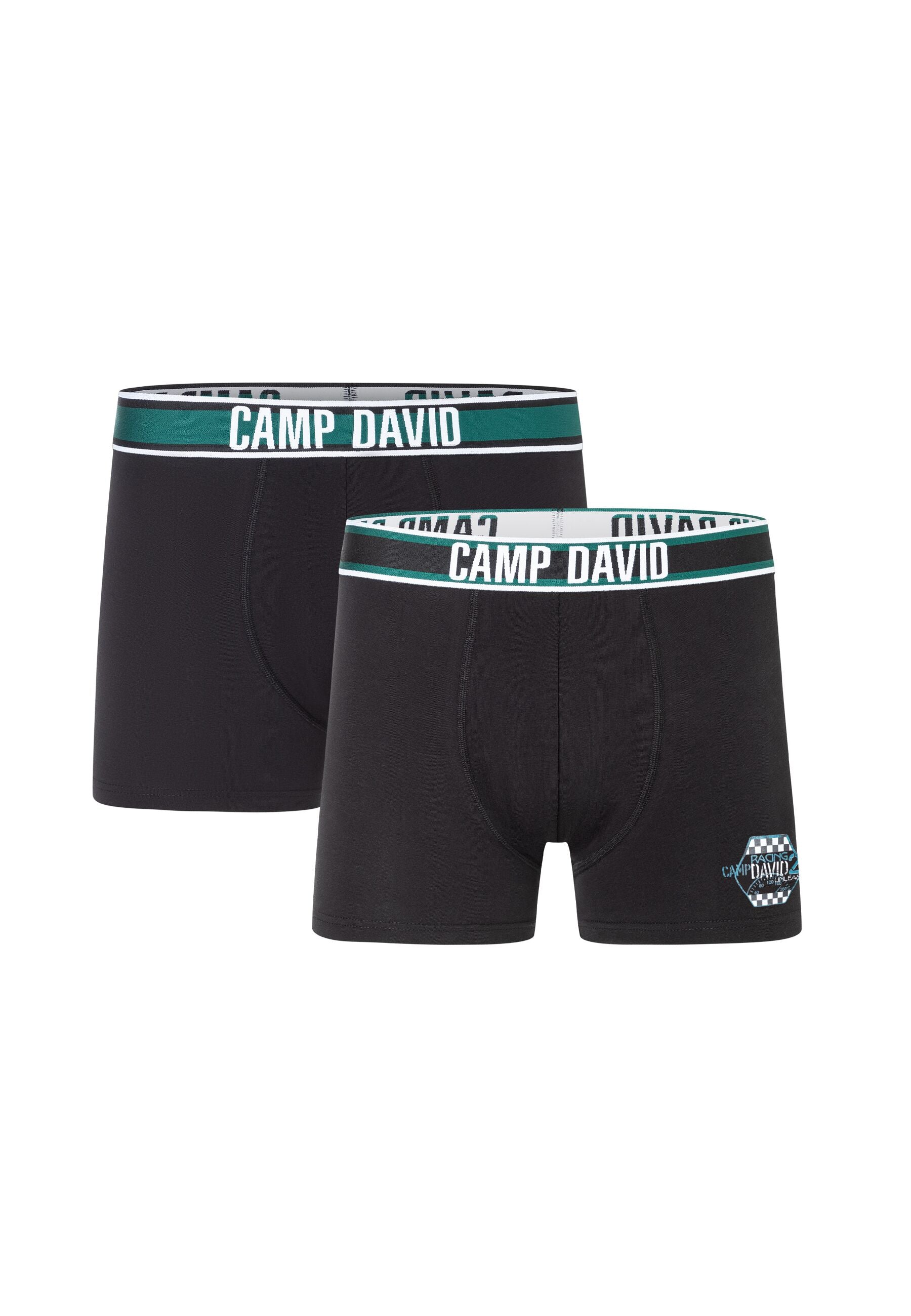 camp david unterhosen Herren Boxershort 2er Pack – ONSKINERY Alfa Romeo 159 - SV Color:Sea Green