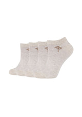 Damen Sneakersocken for your daily glam 4er Pack