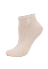 Damen Sneakersocken for your daily glam mit Lurex 2er Pack