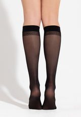 Damen Kniestrümpfe fine day to day 20 DEN 2er Pack