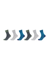 Socken Essentials mit Bio-Baumwolle gemustert 6er Pack