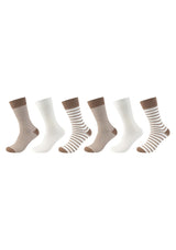 Socken Essentials mit Bio-Baumwolle gemustert 6er Pack