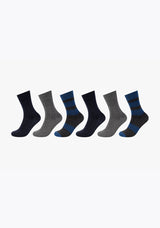 Socken Essentials mit Bio-Baumwolle gemustert 6er Pack