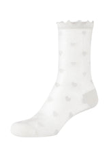 Damen Socken originals transparent ruffle 4er Pack