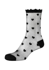 Damen Socken originals transparent ruffle 4er Pack