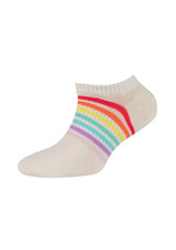 Kinder Sneakersocken silky touch motiv 4er Pack