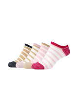 Damen Sneakersocken silky touch 4er Pack