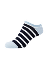 Damen Sneakersocken silky touch Striped Lurex 4er Pack