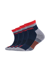 Kinder Sport Kurzsocken Cushioned 4er Pack
