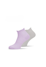 Damen Kurzsocken casual dots 4er Pack