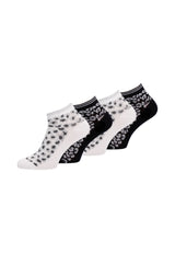 Damen Sneakersocken comfort leo 4er Pack