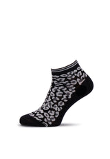 Damen Sneakersocken comfort leo 4er Pack