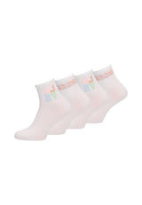 Damen Kurzsocken comfort leo 4er Pack