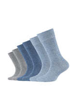 Kindersocken ca-soft 6er Pack - Kinder Socken - camano - ONSKINERY - bündchen:Ohne Gummidruck, ca-soft, feature:ca-soft, funktion: Ohne Gummidruck, Kids, Kinder, kollektion:ca-soft, material:Baumwolle, material:Baumwollmischung, muster:Uni, new, Ohne Gummi, optik:glatt, pack:6er Pack, pack:7er Pack, trageanlass:Casual/Everyday