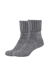 Kuschelsocken mit Wollanteil für Damen 2er Pack
