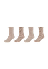 Socken warm & cozy 4er Pack