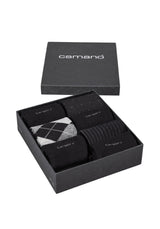 Socken ca-soft gemustert 7er Pack in der Geschenk-Box - Socken - camano - ONSKINERY - box:ja, bündchen:gerippt, Camano, funktion: Ohne Gummidruck, Lieferfrist: 3-5 Werktage, Lieferzeit: 3-5 Werktage, Man, material:Baumwollmischung, Men, muster:Uni, optik:glatt, pack:7er Pack, sohle:Normal, trageanlass:Casual/Everyday, trageanlass:Zum Verschenken, Unisex, weihnachten, woman, Women