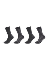 Socken ca-soft stripes 4er Pack