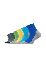 Kinder Funktions-Kurzsocken Pro Tex 6er Pack - Sportsocken - camano - ONSKINERY - AW 21, bündchen:gerippt, eigenschaft:Feuchtigkeitsregulierend, eigenschaft:Gepolsterte Sohle, Kids, Kinder, Kurzsocken, Lieferfrist: 3-5 Werktage, Lieferzeit: 3-5 Werktage, material:Künstliche Fasern, material:Materialmix, material:Technische Fasern, muster:Mehrfarbig, optik:glatt, pack:6er Pack, sohle:Normal, Sport Socken, trageanlass:Sportlich