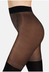 Feinstrumpfhose Overknee Lurex 70/30 DEN 1er Pack