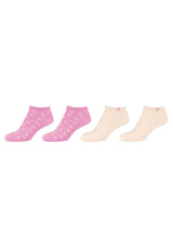 Damen Sneakersocken silky touch 4er Pack