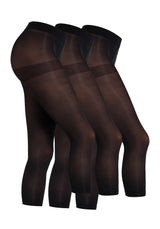 Leggings 3D Premium 40 DEN, 3er Pack - Leggings - camano - ONSKINERY - den:40, muster:Uni, new, optik:3D-Stricktechnologie, pack:3er Pack, strumpfhose, trageanlass:Business, trageanlass:Elegant, trageanlass:Festlich, Women