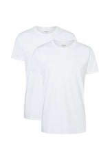 T-Shirt mit Rundhals Comfort mit nachhaltigerer Baumwolle (BCI) 2er Pack