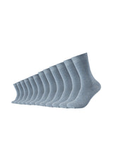 Socken comfort mit Baumwolle - Socken - camano - ONSKINERY - bündchen:gerippt, Lieferzeit: 3-5 Werktage, material:Baumwollmischung, Men, muster:Uni, optik:glatt, pack:9er Pack, Socken, sohle:Normal, trageanlass:Casual/Everyday, Unisex, woman, Women
