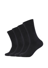 Socken ca-soft mit Bio-Baumwolle 4er Pack - Socken - camano - ONSKINERY - bündchen:gerippt, funktion: Ohne Gummidruck, Lieferzeit: 3-5 Werktage, material:Baumwollmischung, Men, muster:Uni, nachhaltig, nachhaltigkeit:organic cotton, optik:glatt, pack:4er Pack, Socken, sohle:Normal, trageanlass:Casual/Everyday, Unisex, Woman, Women